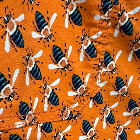 Maeve Orange Bee Print Colette Pants - Picture 3 of 4